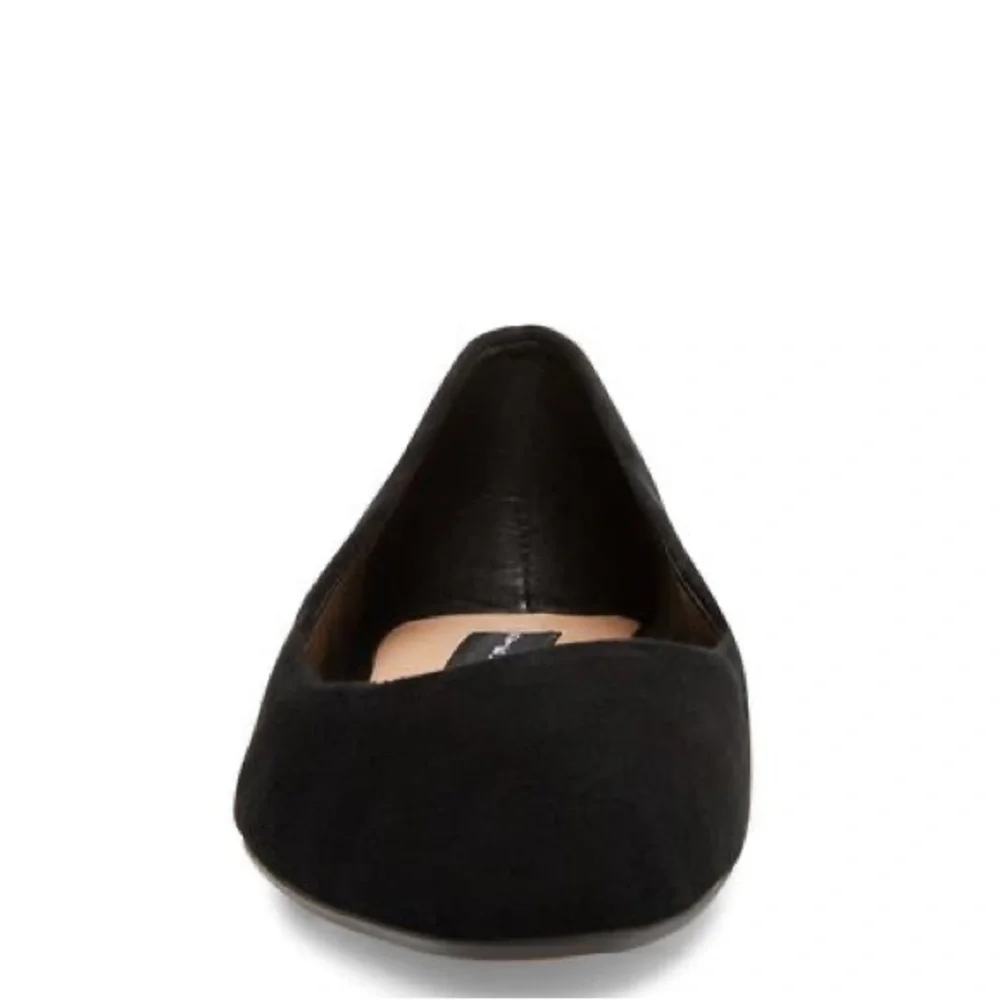 STEVEN by Steve Madden Bantry Ballet Flat in Black Suede, Women’s Size 8.5 - Picture 3 of 7